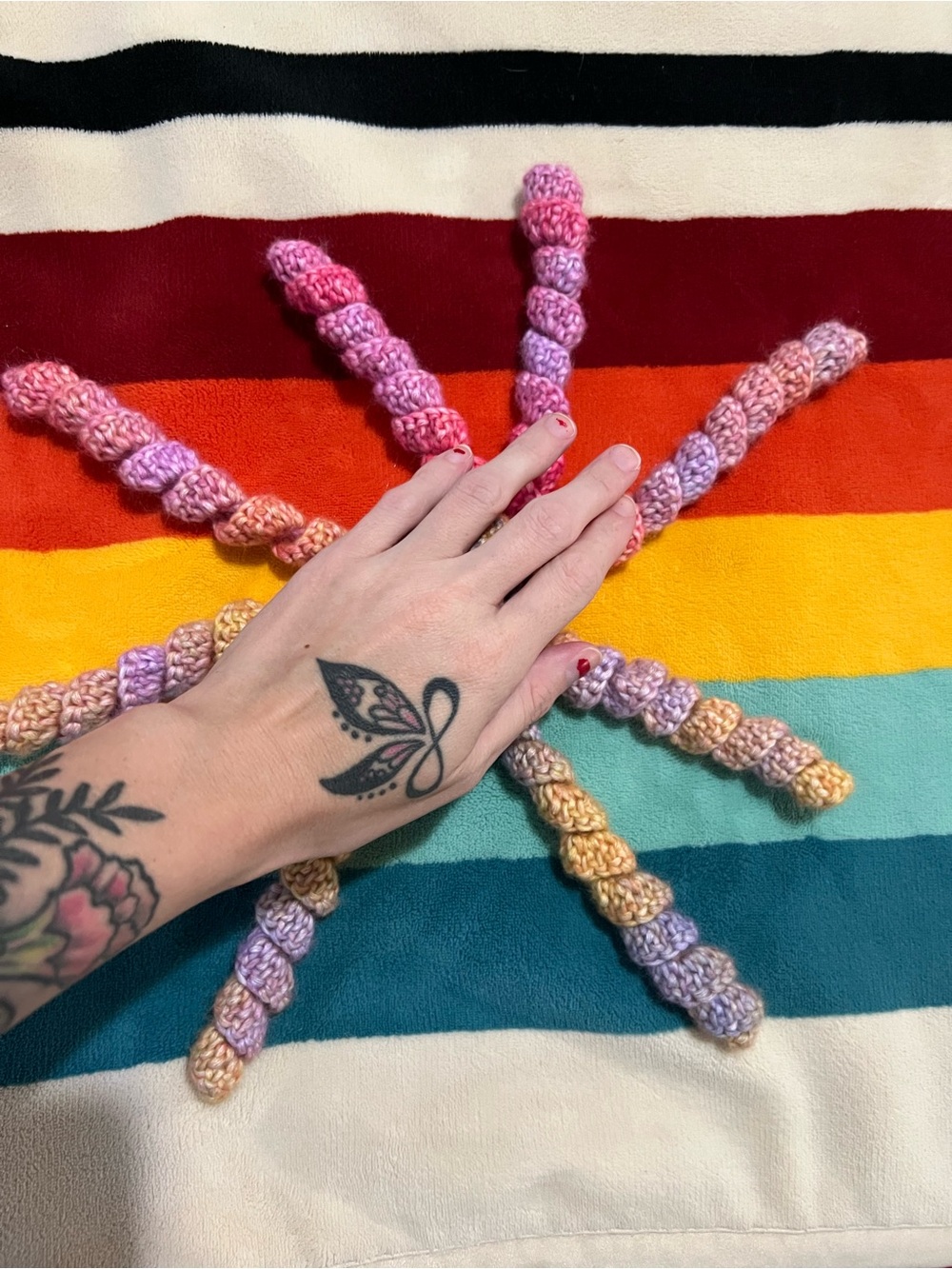 Colorful Crocheted Octopus 🐙 - Picture 7 of 9